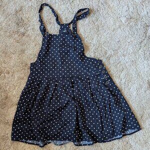Forever 21 Polka Dot Overalls Dress